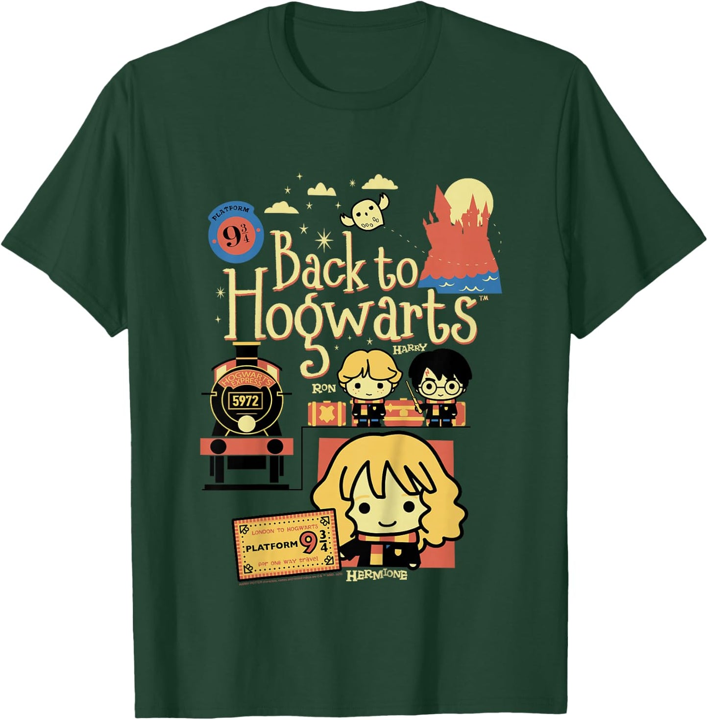 Kids Harry Potter Chibi Back to Hogwarts T-Shirt - T-Shirt | Forest