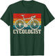 Road Bike Vintage Cycologist Funny Road Cyclist Gift T-Shirt - T-Shirt | Forest