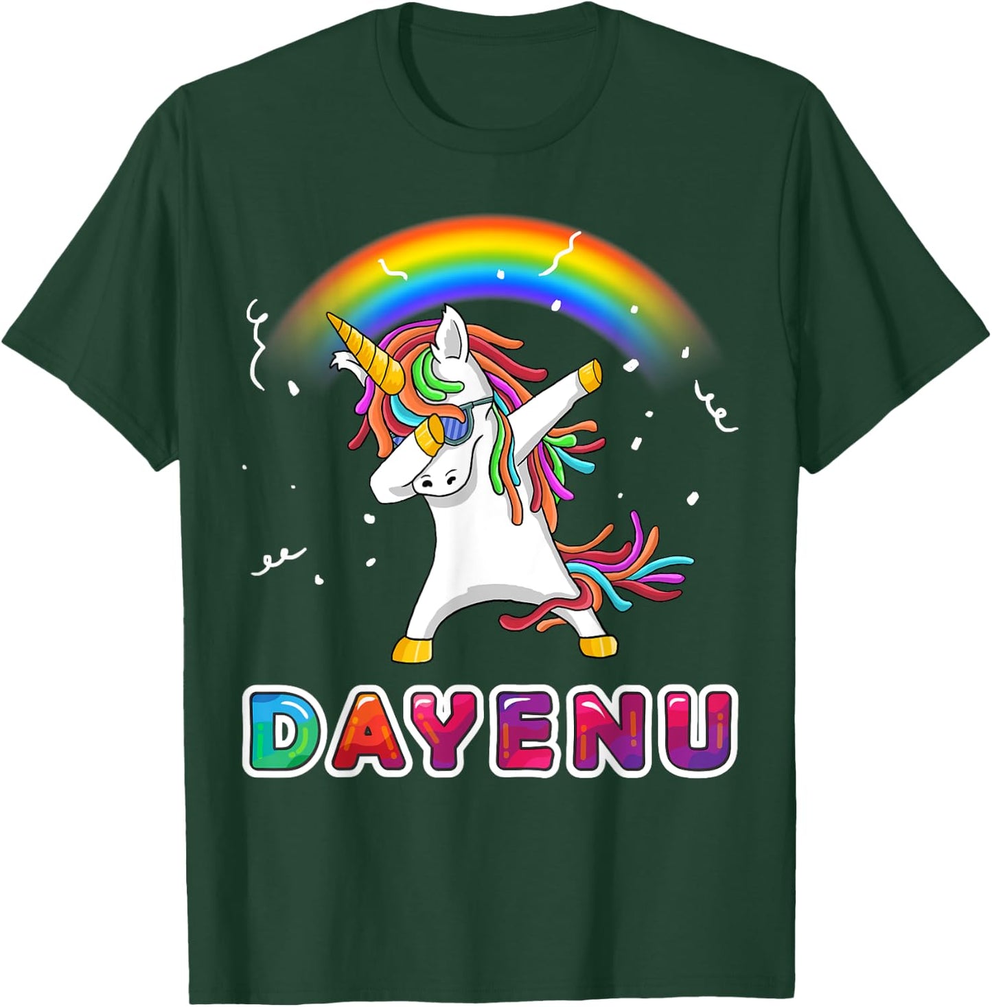Unicorn Dayenu Passover Shirt for Kids Boys Girls T-Shirt - T-Shirt | Forest