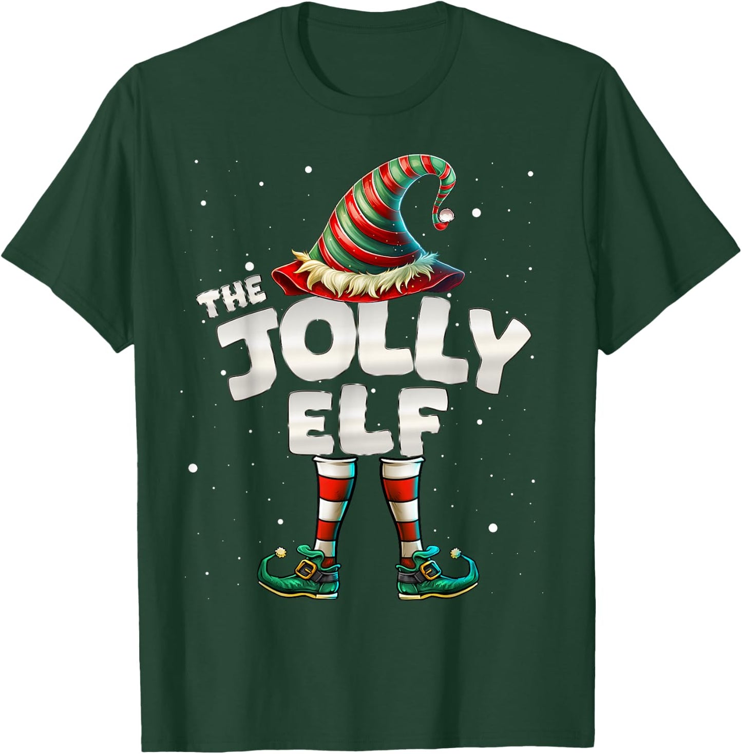 I'm The Jolly Elf Family Matching Group Christmas T-Shirt - T-Shirt | Forest