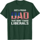 Funny Dad Man Saying Proud Dad That Didn't Raise Liberals T-Shirt - T-Shirt | Forest