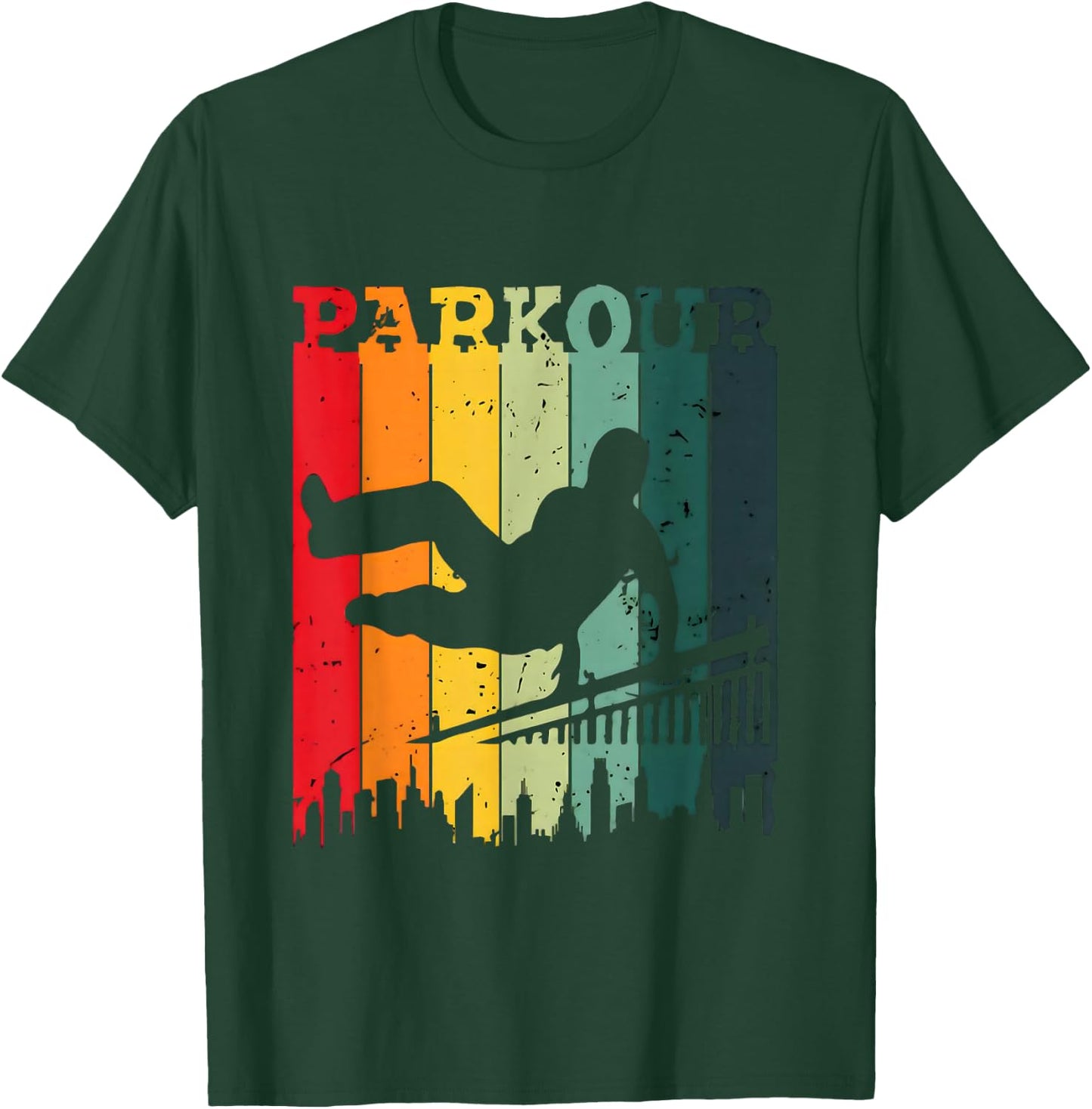 Love parkour men Shirt parkour Lovers and boys T-Shirt - T-Shirt | Forest