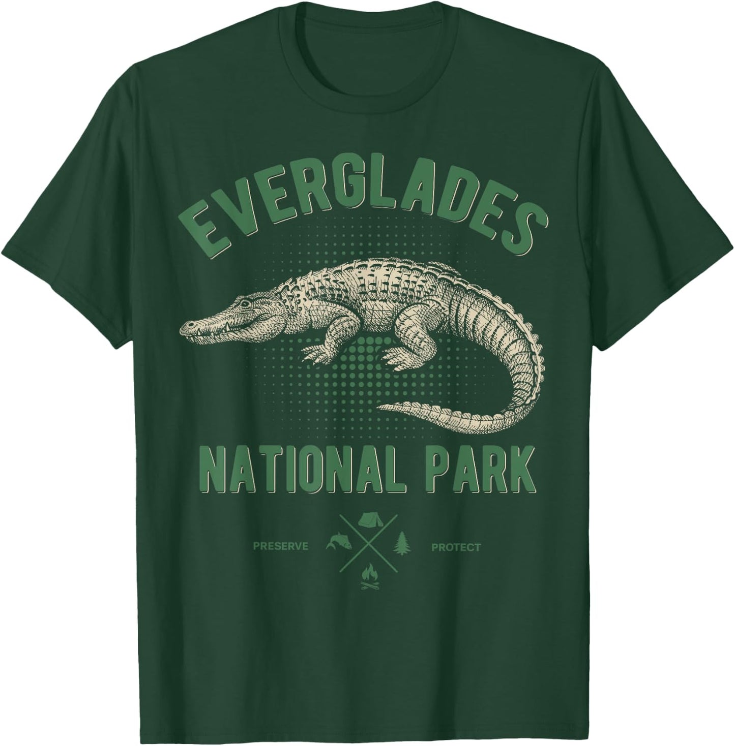 Everglades National Park Shirt, US Nationalpark Florida T-Shirt - T-Shirt | Forest