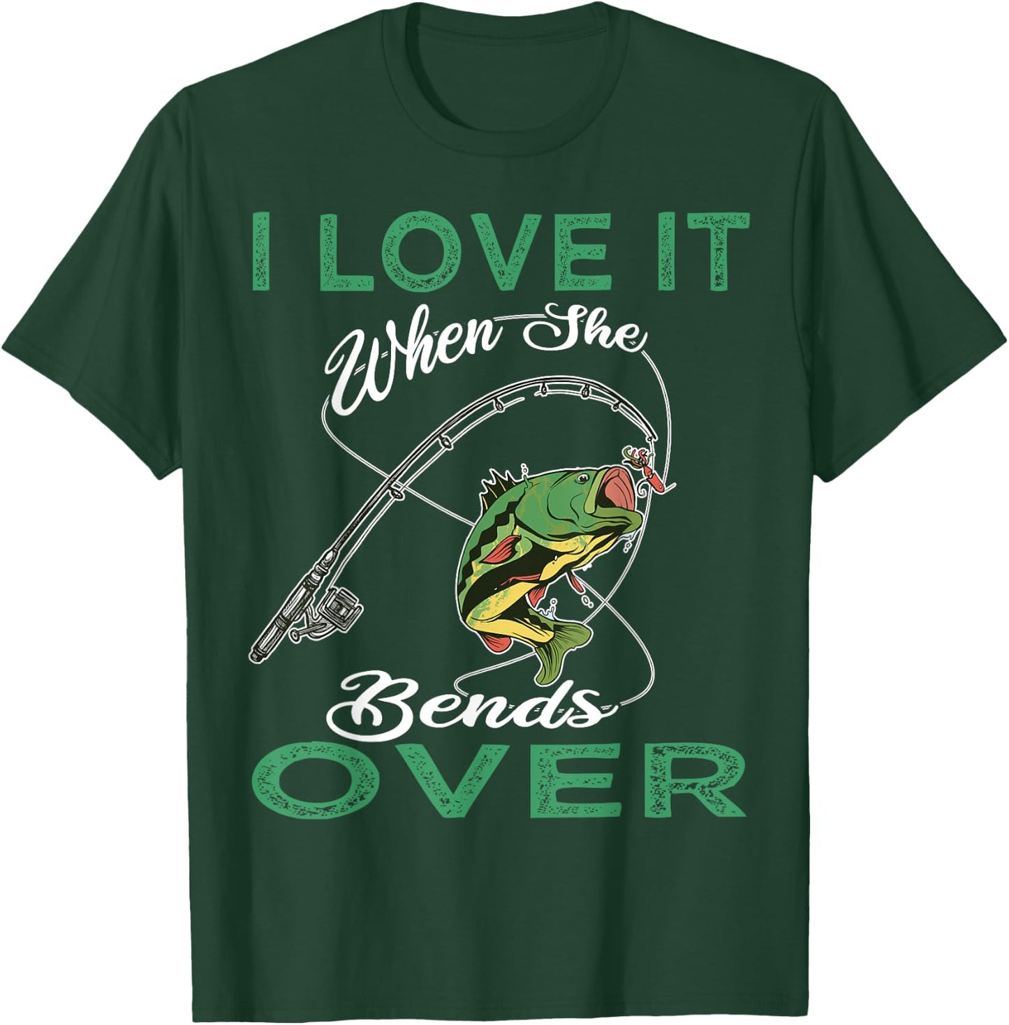 Funny saying fisherman fishing Fish fishing rod T-Shirt - T-Shirt | Forest