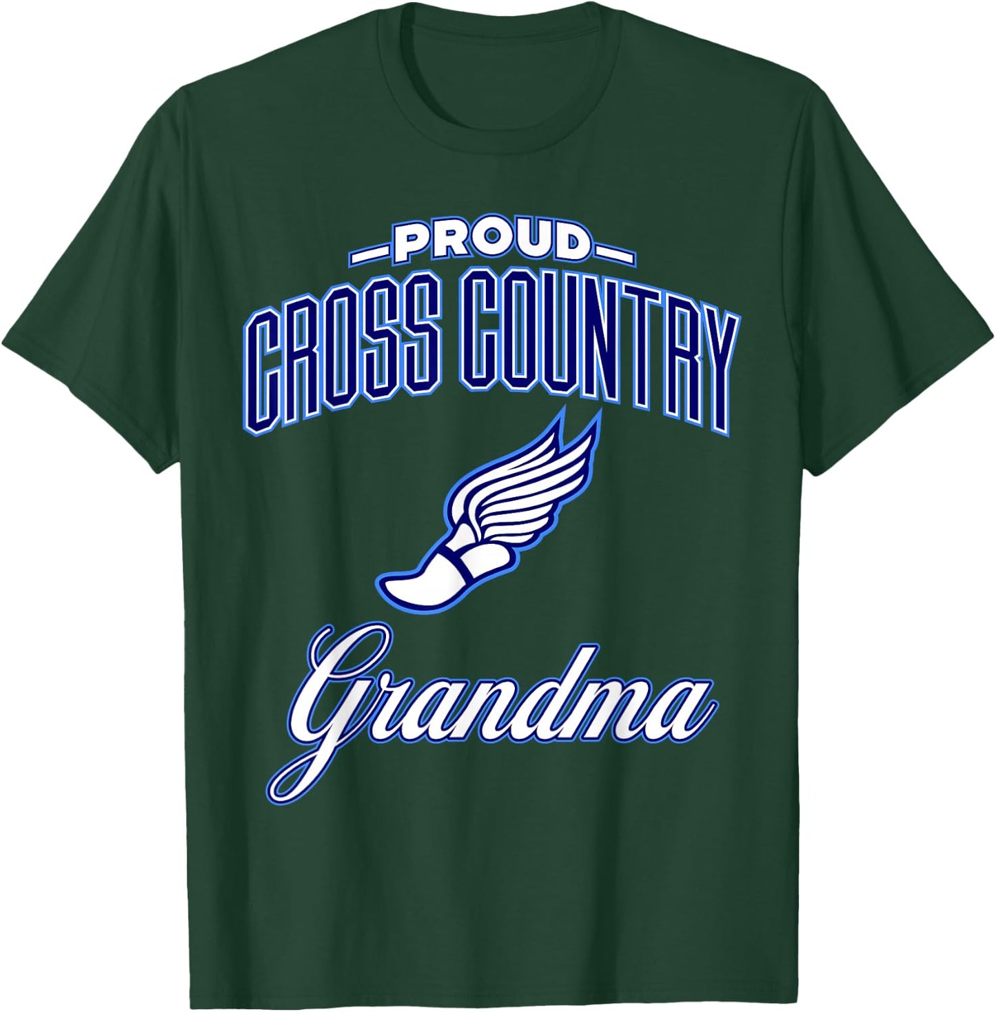 Cross Country Grandma T-Shirt - T-Shirt | Forest