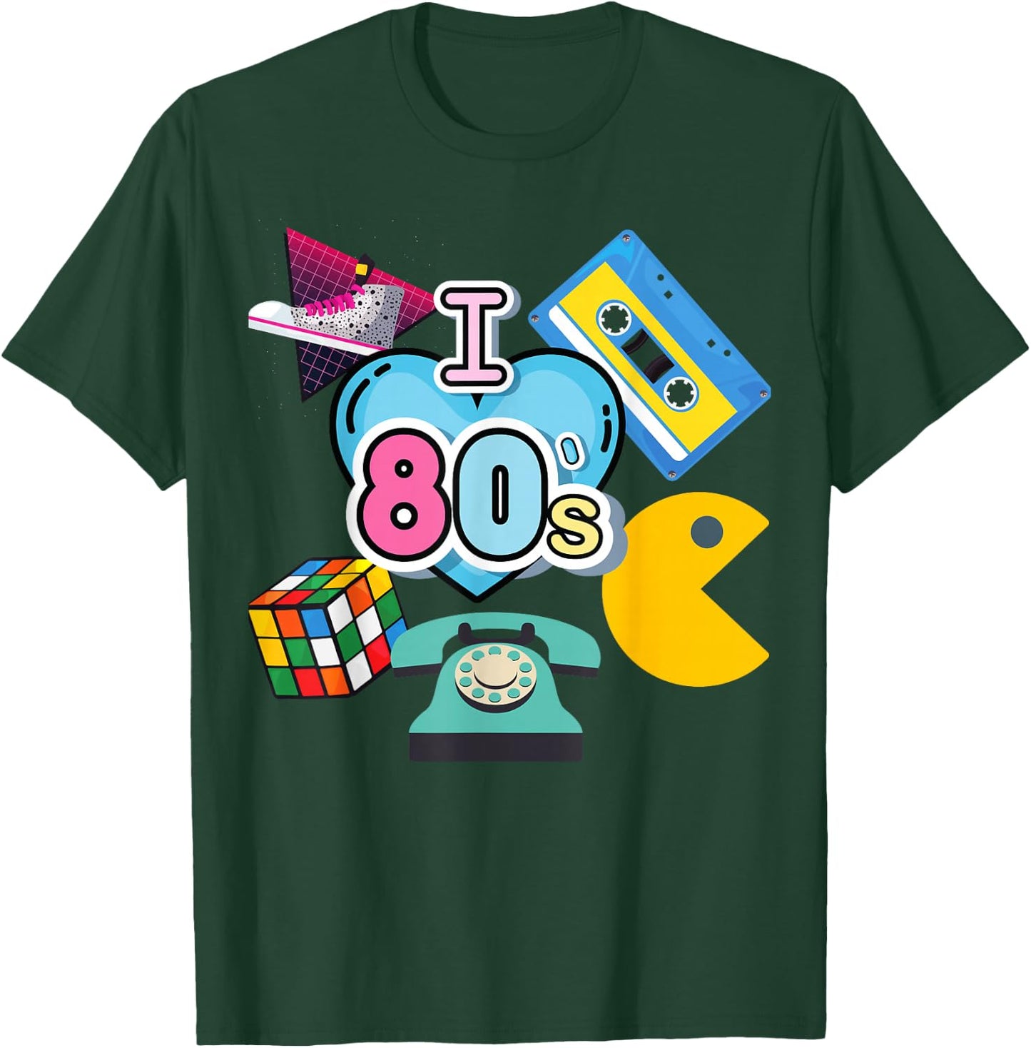 Nostalgic I Love The 80's Trip Down Memory Lane 80’s T-Shirt - T-Shirt | Forest