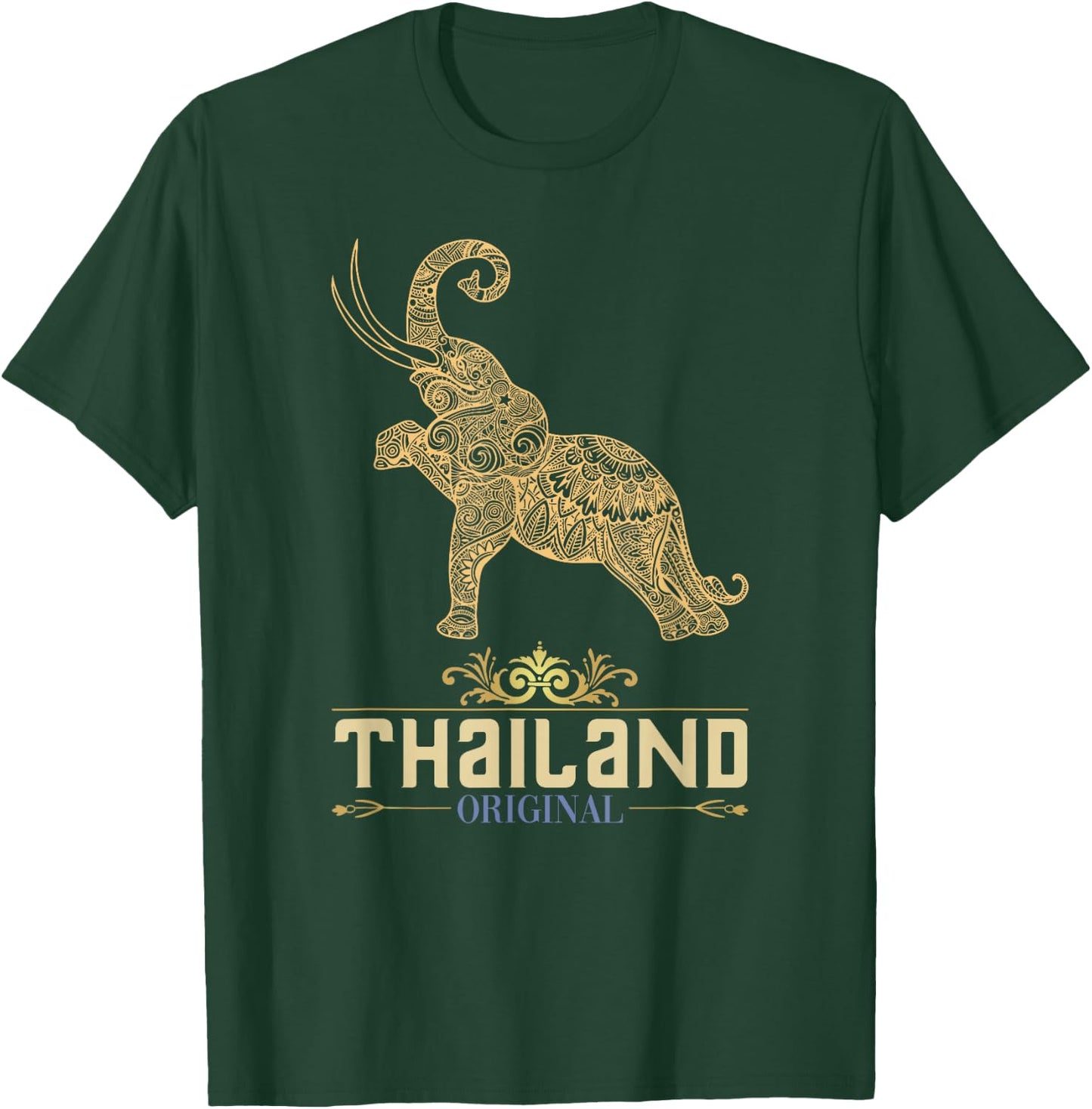 Thailand Lovers Thai Flag Asia Thailand T-Shirt - T-Shirt | Forest