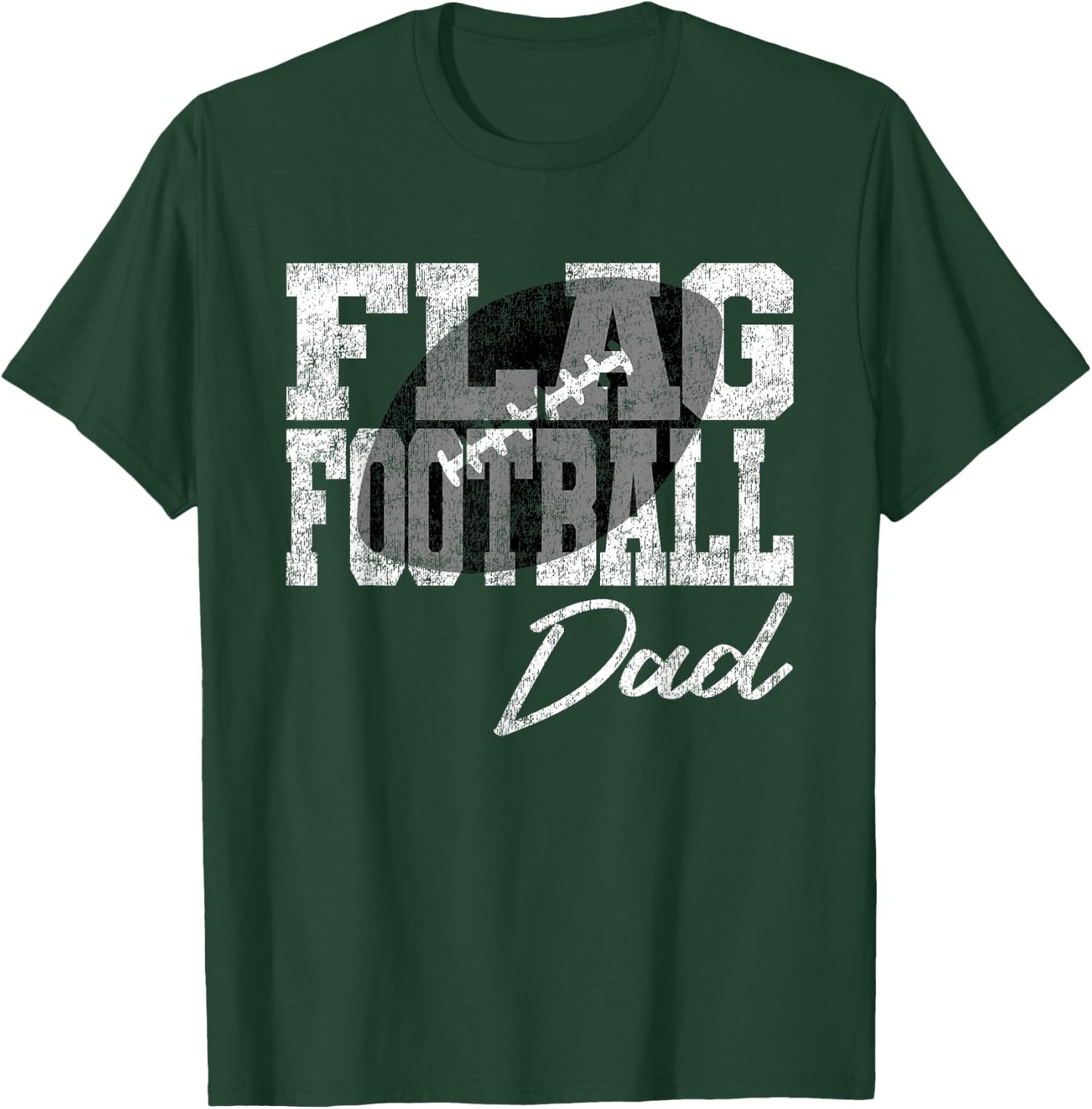 Flag Football Dad T-Shirt - T-Shirt | Forest