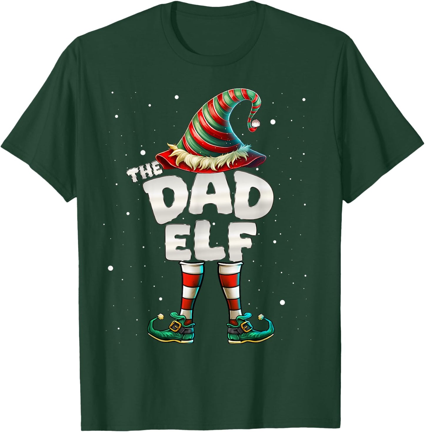 I'm The Dad Elf Family Matching Group Christmas T-Shirt - T-Shirt | Forest