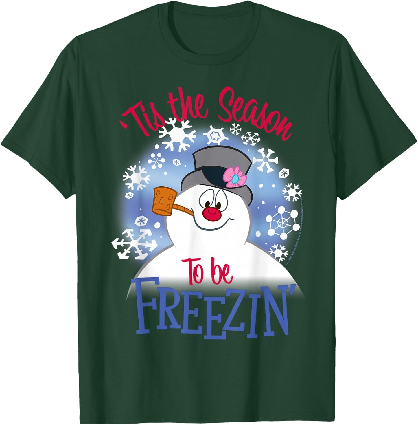 Frosty The Snowman 'Tis The Season To Be Freezin' T-Shirt - T-Shirt | Forest