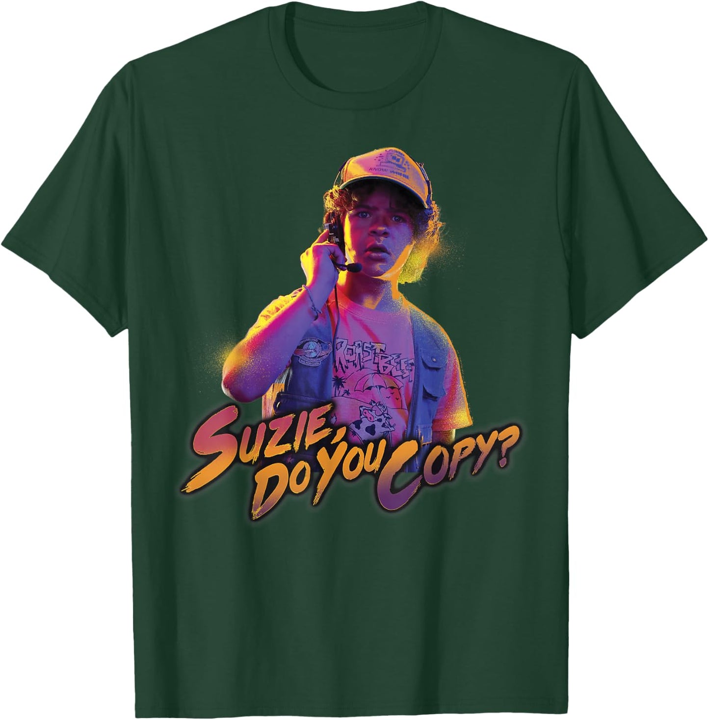 Stranger Things Dustin Suzie Do You Copy T-Shirt - T-Shirt | Forest