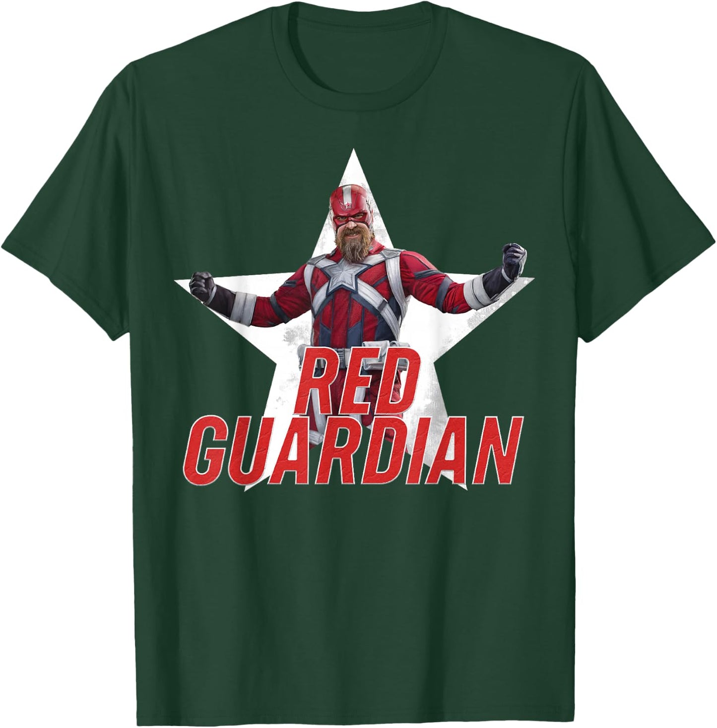 Marvel Black Widow Red Guardian Portrait T-Shirt - T-Shirt | Forest