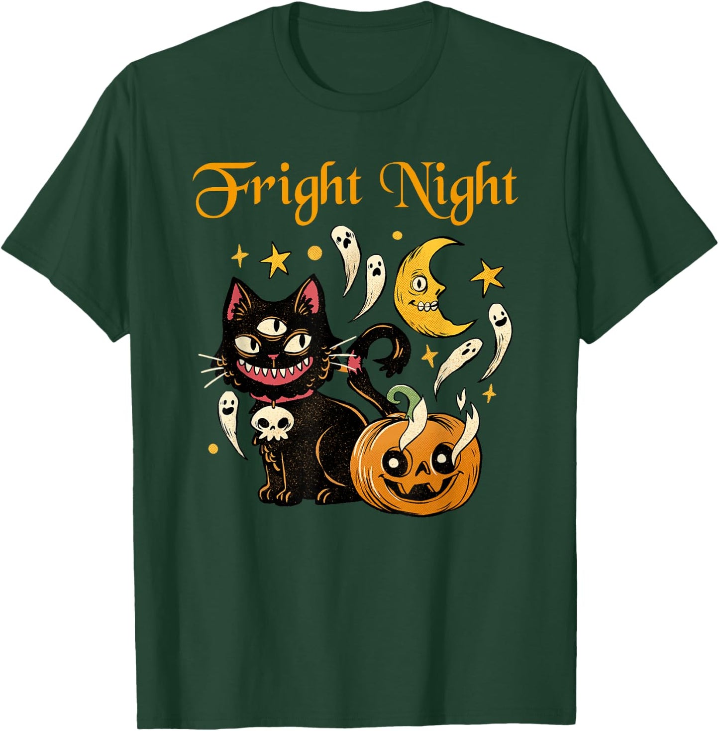 Halloween Fright Night T-Shirt - T-Shirt | Forest