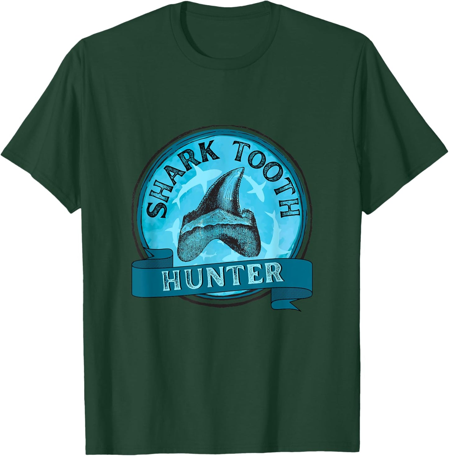 Shark Tooth Hunter T-Shirt - T-Shirt | Forest
