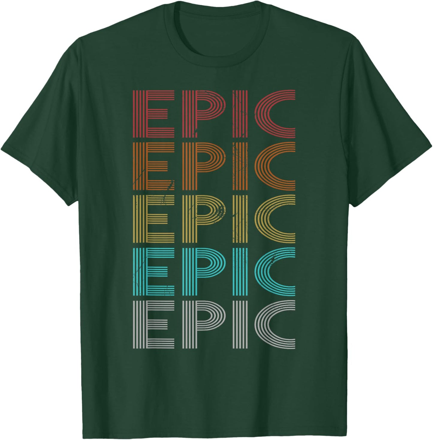 Retro Vintage Epic T-Shirt - T-Shirt | Forest