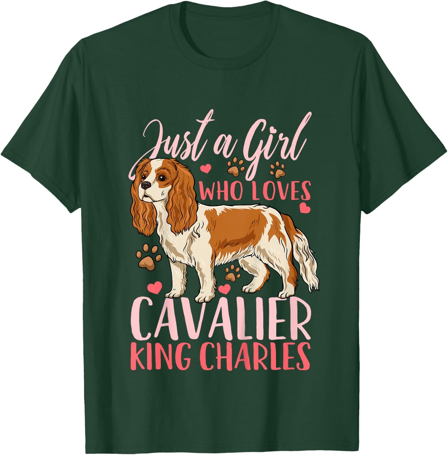 Kids Cavalier King Charles Gift T-Shirt - T-Shirt | Forest