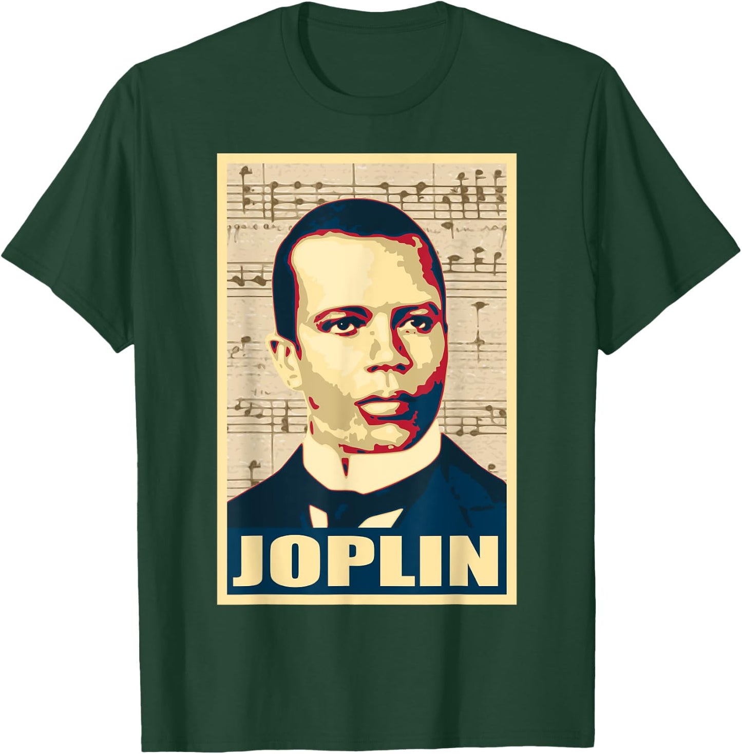 Scott Joplin Classical Music Composer Black History Month T-Shirt - T-Shirt | Forest