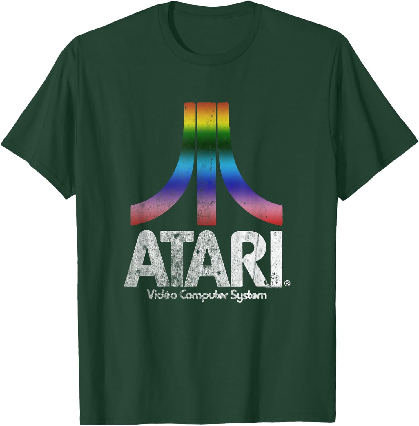 Atari Video Computer System Distressed Art Game T-Shirt - T-Shirt | Forest