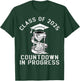 Senior Class Of 2025 Countdown to Graduation Gift T-Shirt - T-Shirt | Forest