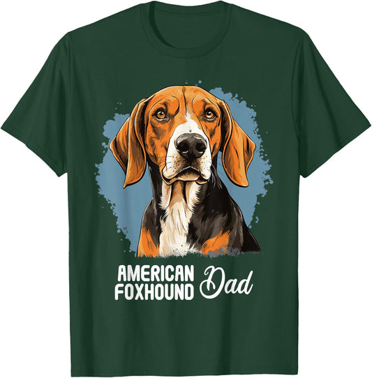 American Foxhound Dad Dog American Foxhound T-Shirt - T-Shirt | Forest