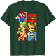 Super Mario Classic Character Box Up T-Shirt - T-Shirt | Forest