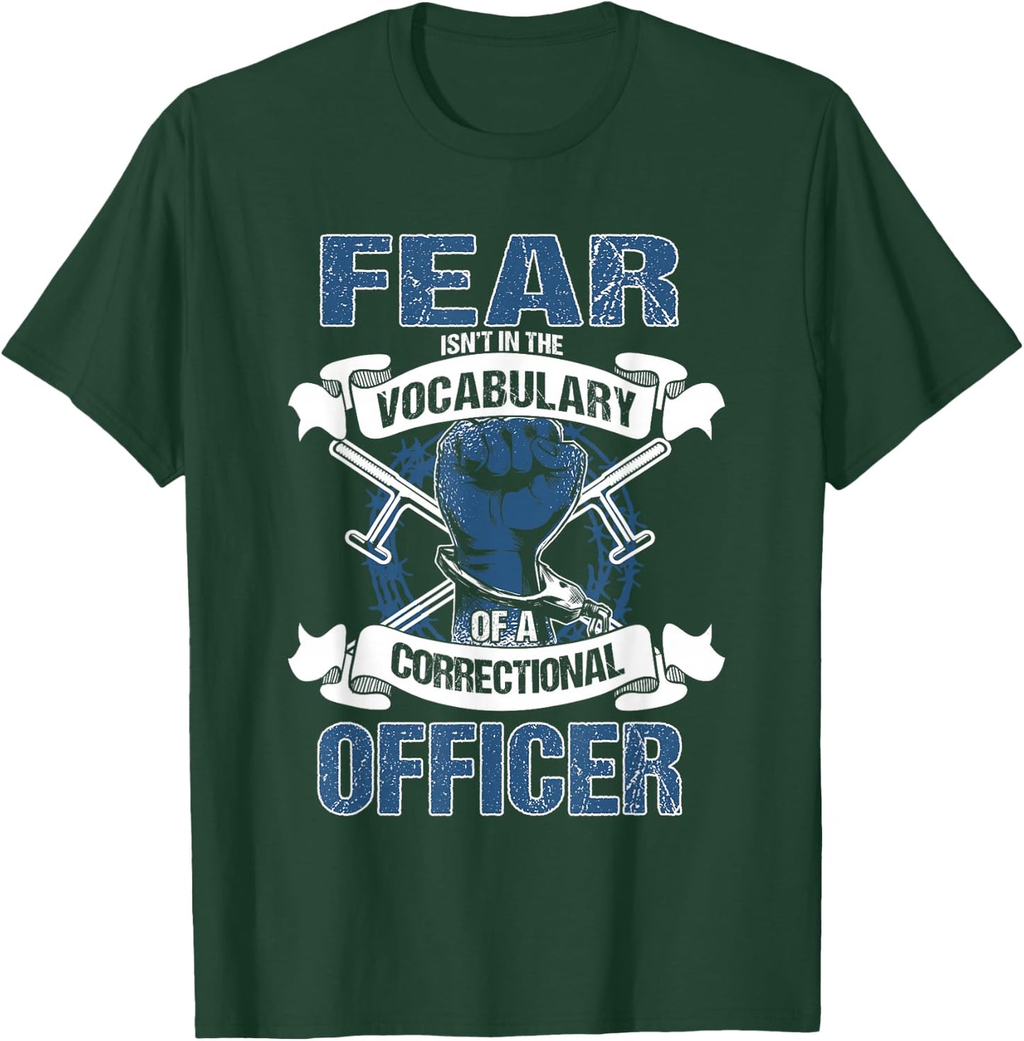 Cool Correctional Officer Apparel Correctional Officer - Men's Black Classic Fit Short Sleeve - Small T-Shirt - T-Shirt | Forest