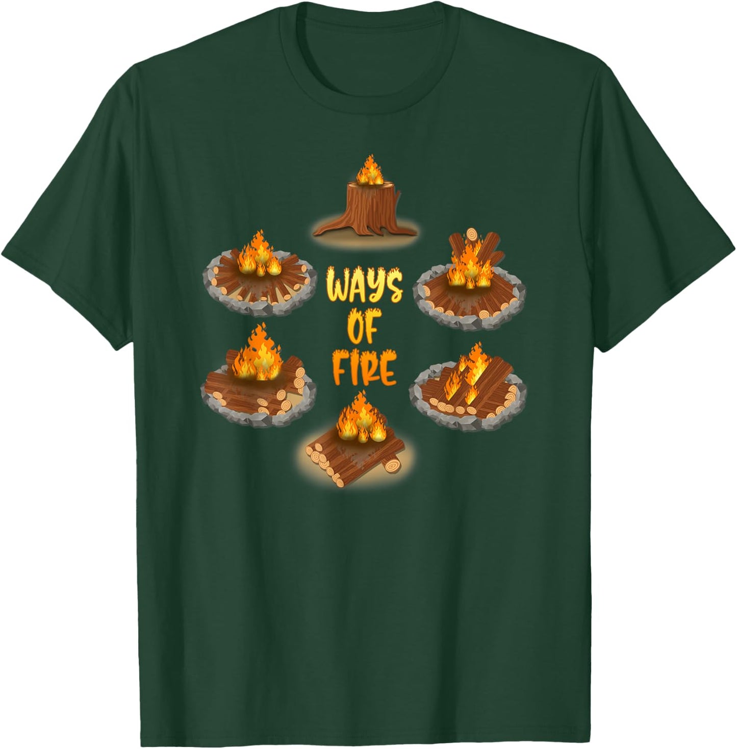 The different Way of Campfire Scouting T-Shirt - T-Shirt | Forest