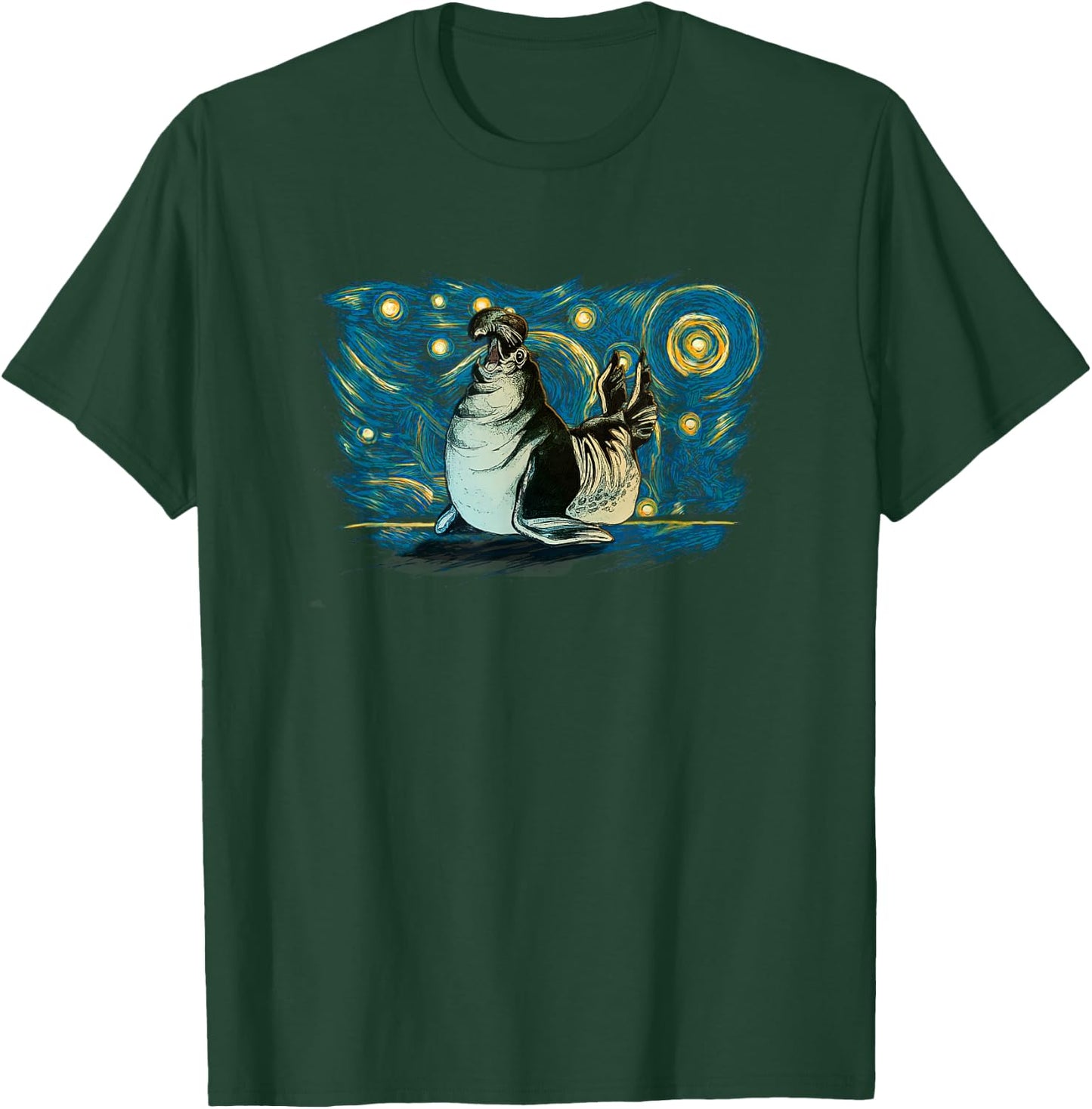 Retro Vintage Style Elephant Seal T-Shirt - T-Shirt | Forest