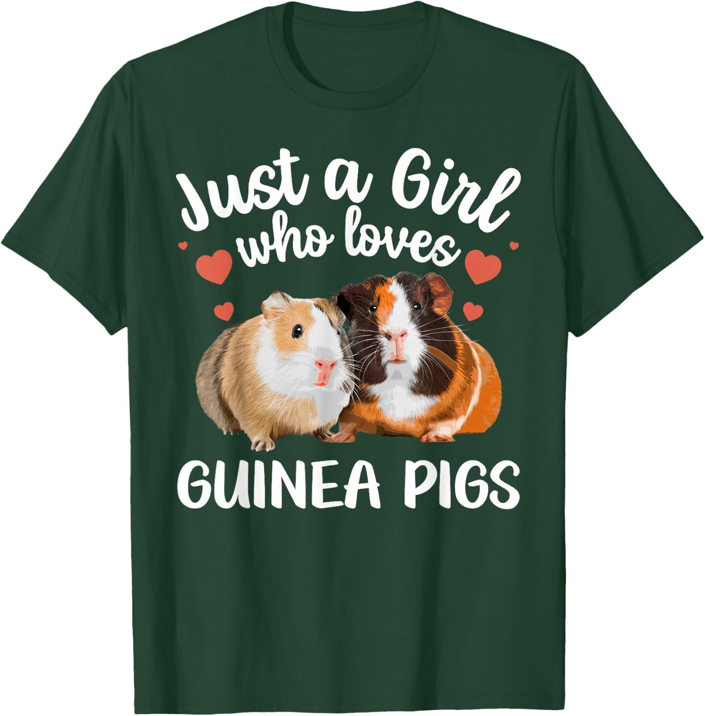 Guinea Pig Clothes Girls Kids Guinea Pig Lovers T-Shirt - T-Shirt | Forest