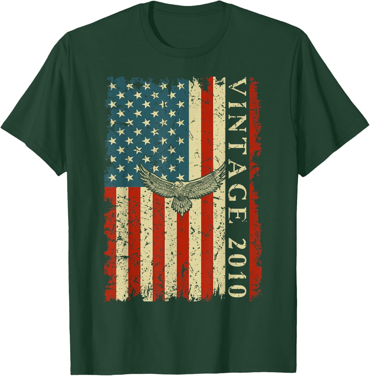 Born in 2010 15 Yr Old Birthday For Granddaughter Grandson T-Shirt - T-Shirt | Forest