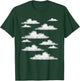 Blue Sky Clouds Cool Atmosphere Pastel Color Art Lover Gift T-Shirt - T-Shirt | Forest
