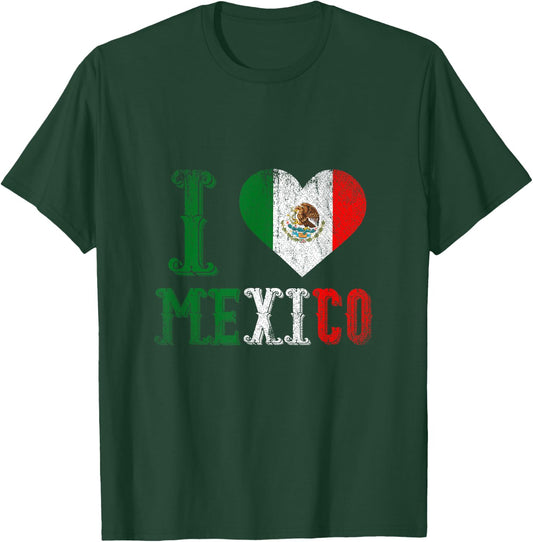 I Love Mexico T-Shirt - T-Shirt | Forest