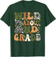 Wild About 2nd Grade Teacher Student First Day Of School T-Shirt - T-Shirt | Forest