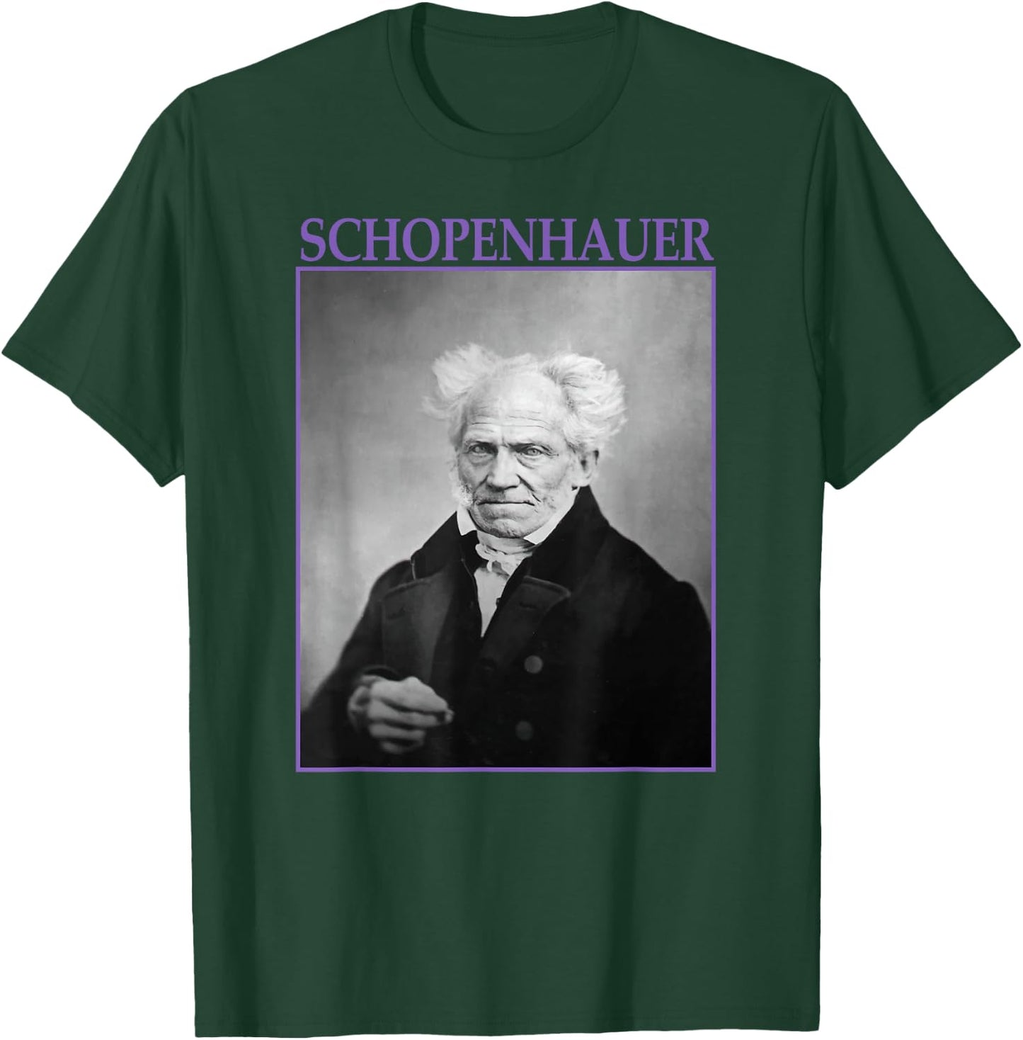Arthur Schopenhauer Philosophy German Philosopher T-Shirt - T-Shirt | Forest