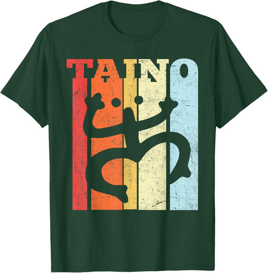 Coqui Vintage Puerto Rico Frog Vintage Boricua Taino T-Shirt - T-Shirt | Forest