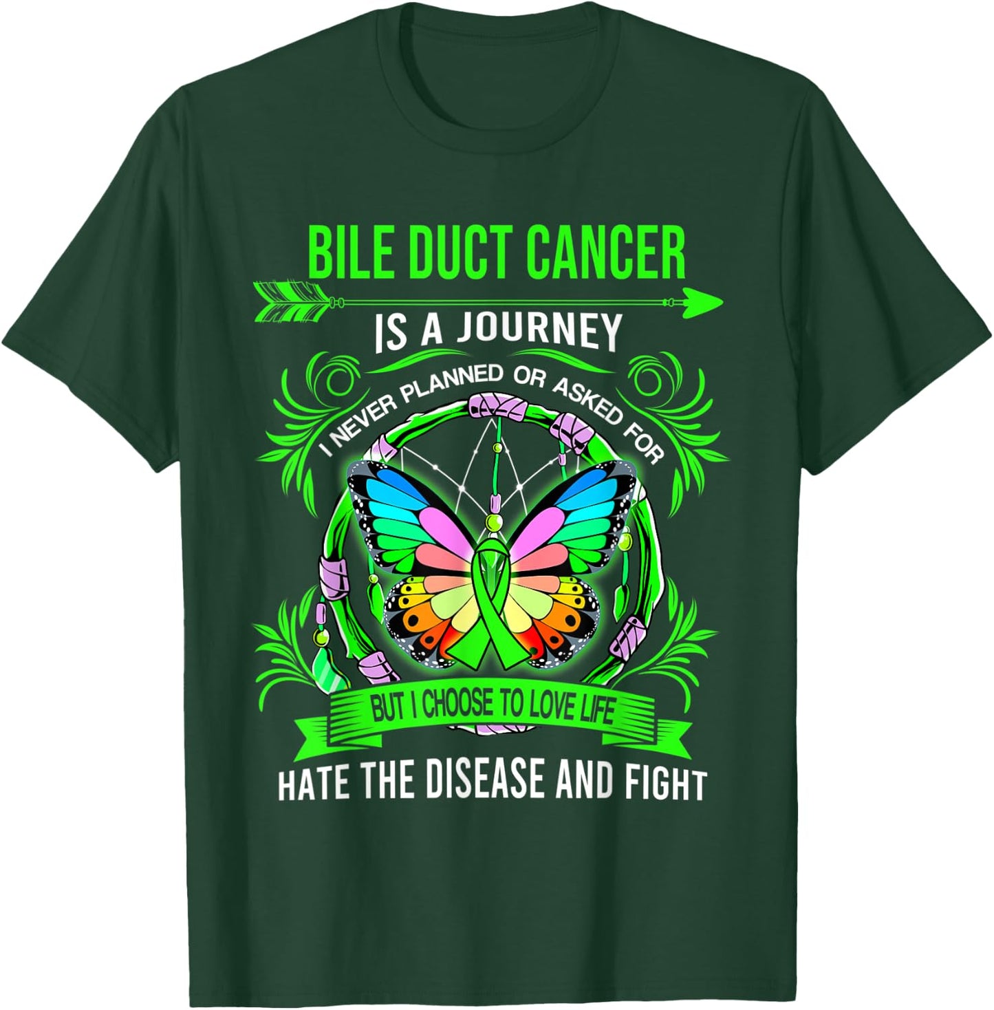 Bile Duct Cancer is a journey I never planed T-Shirt - T-Shirt | Forest