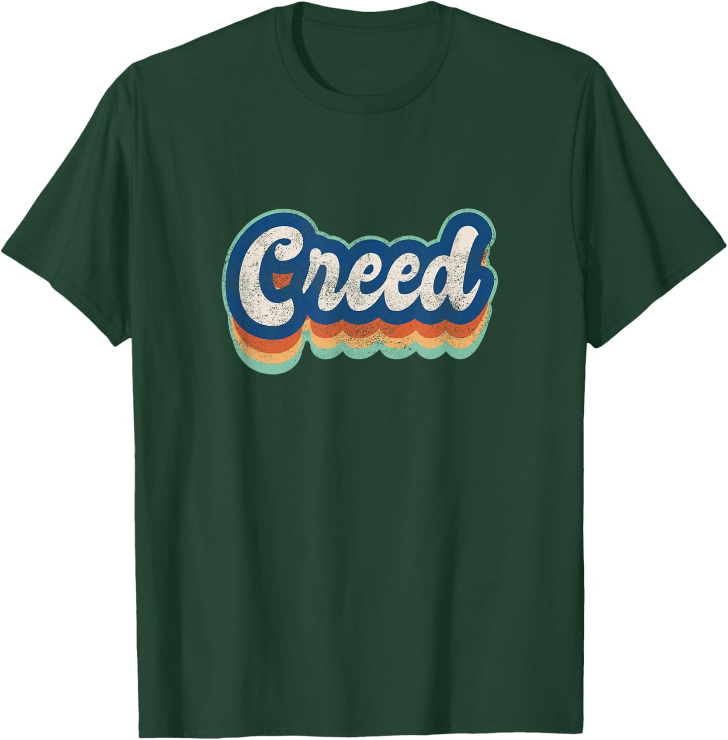 Creed First Name Boy Vintage Style 70s 80s Personalized T-Shirt - T-Shirt | Forest