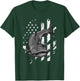 Catfishing American Flag - Catfish Angler Fisherman T-Shirt - T-Shirt | Forest
