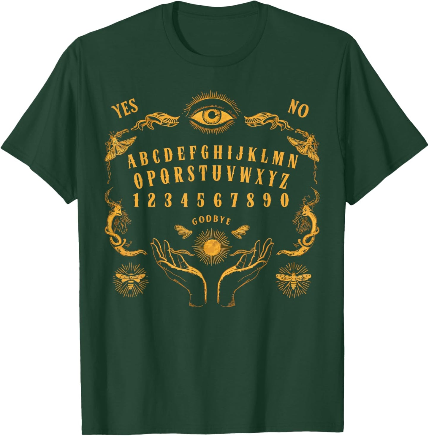 Ouija Board Paranormal Spirit Board Trick Or Treat Halloween T-Shirt - T-Shirt | Forest
