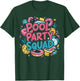 Pool Party Squad Birthday Summer Vacation Family (ON BACK) Women Kids T-Shirt - T-Shirt | Forest