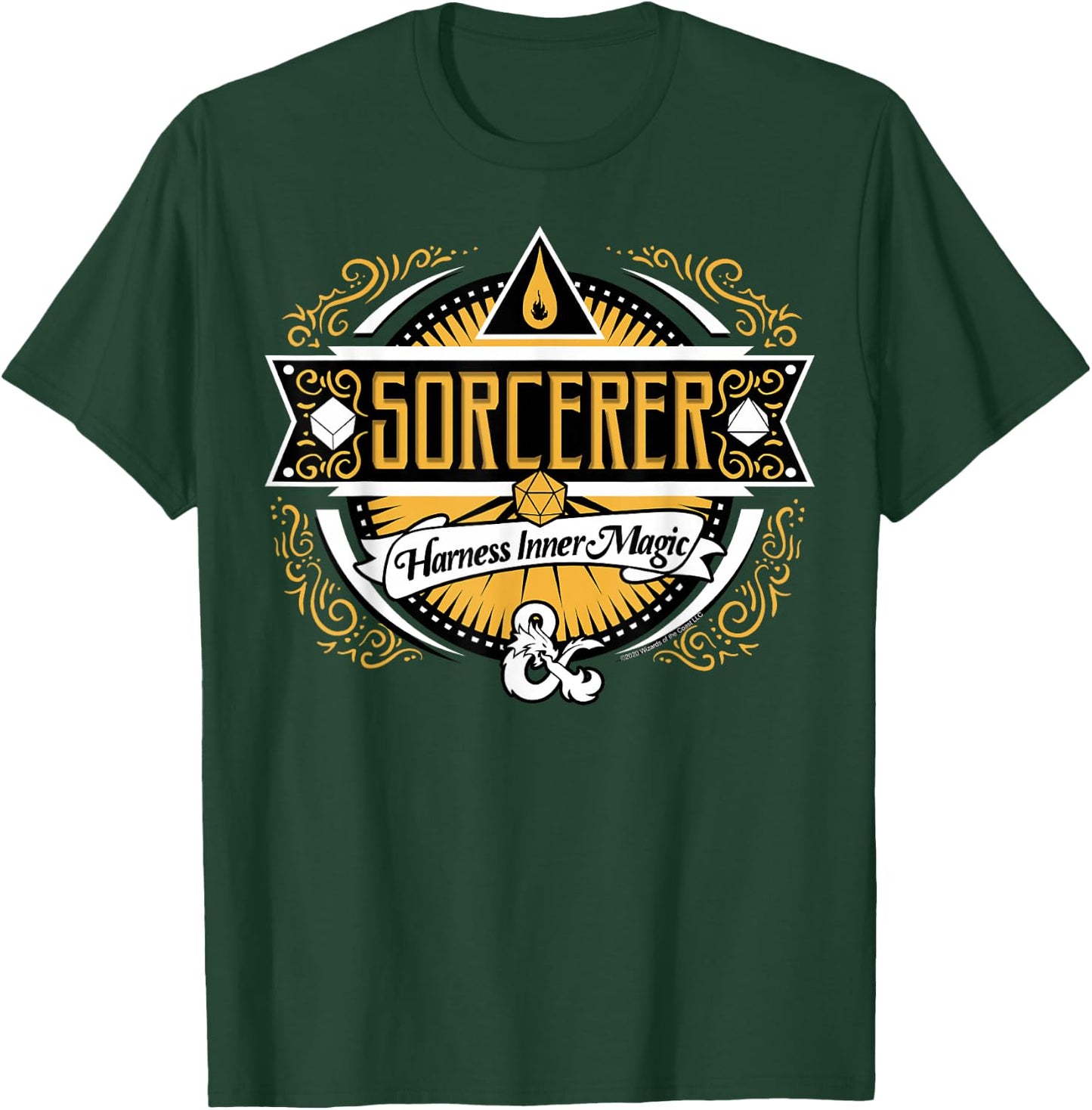 Dungeons & Dragons Sorcerer Harness Inner Magic T-Shirt - T-Shirt | Forest