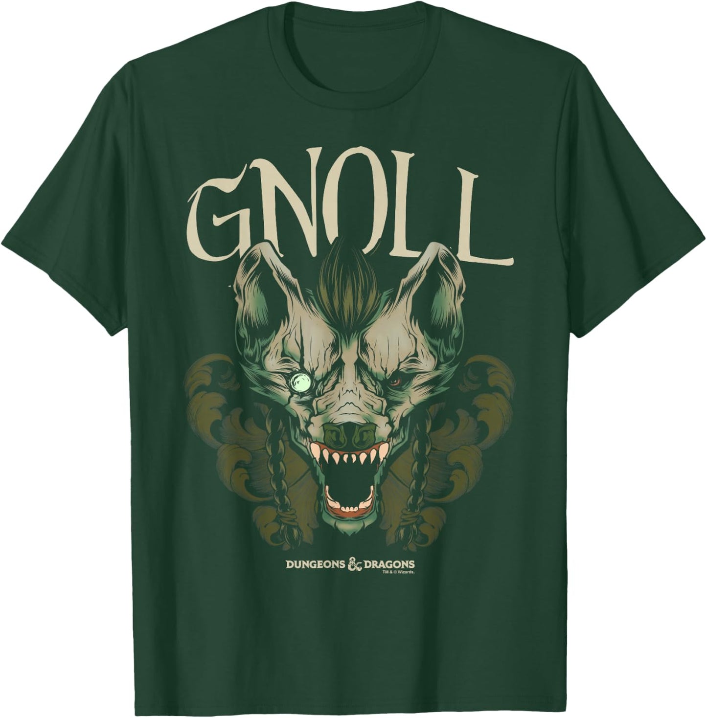 Dungeons & Dragons Gnoll Big Face T-Shirt - T-Shirt | Forest