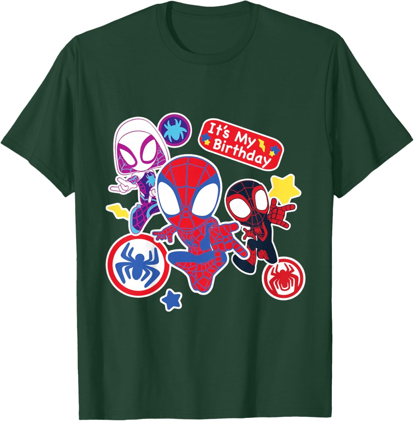 Marvel Spidey and His Amazing Friends It’s My Birthday T-Shirt - T-Shirt | Forest