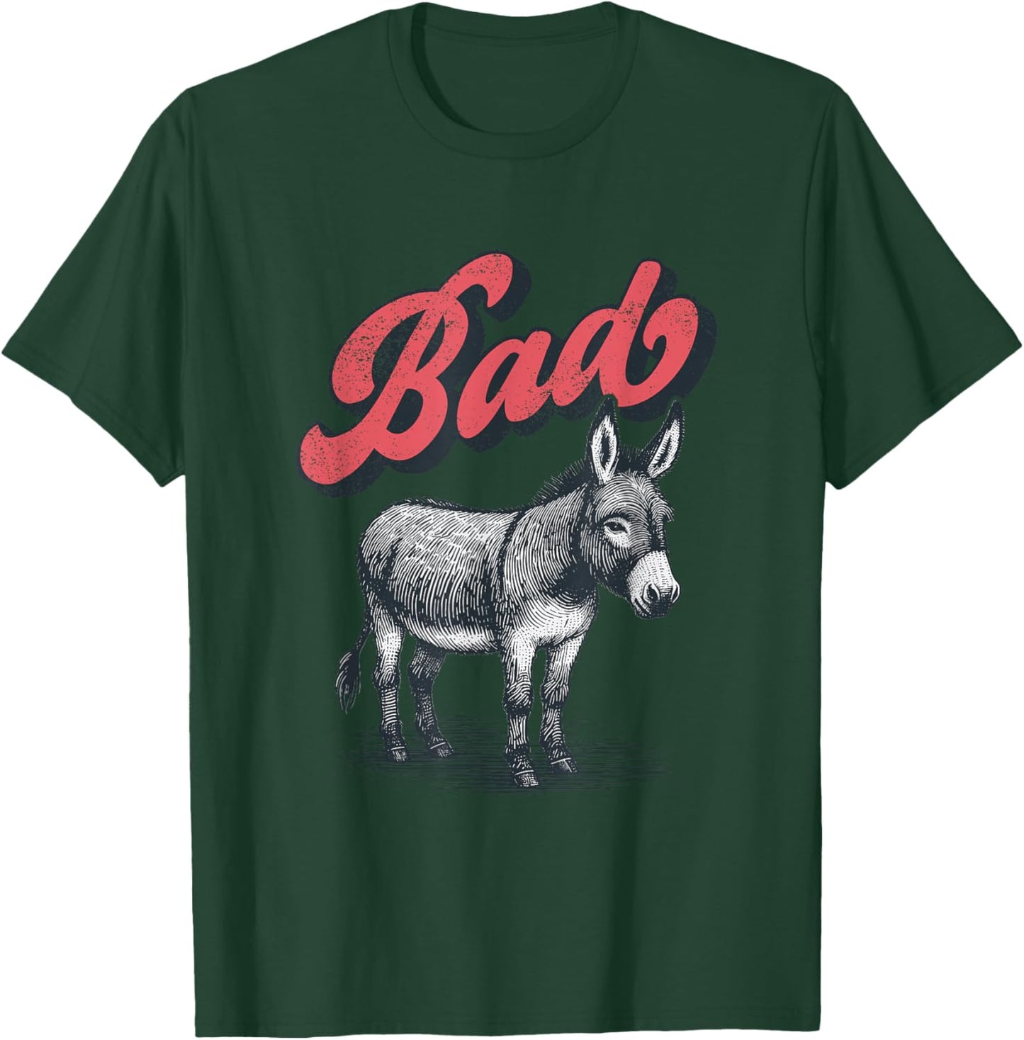 Bad Donkey donkey cute donkey animal animals animal lover T-Shirt - T-Shirt | Forest