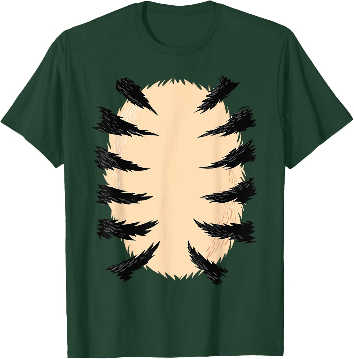 Funny Tiger Halloween Costume Apparel Adult Men Women Kids T-Shirt - T-Shirt | Forest