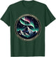 Aurora Borealis Mountain - Northern Lights Nature Wonder T-Shirt - T-Shirt | Forest