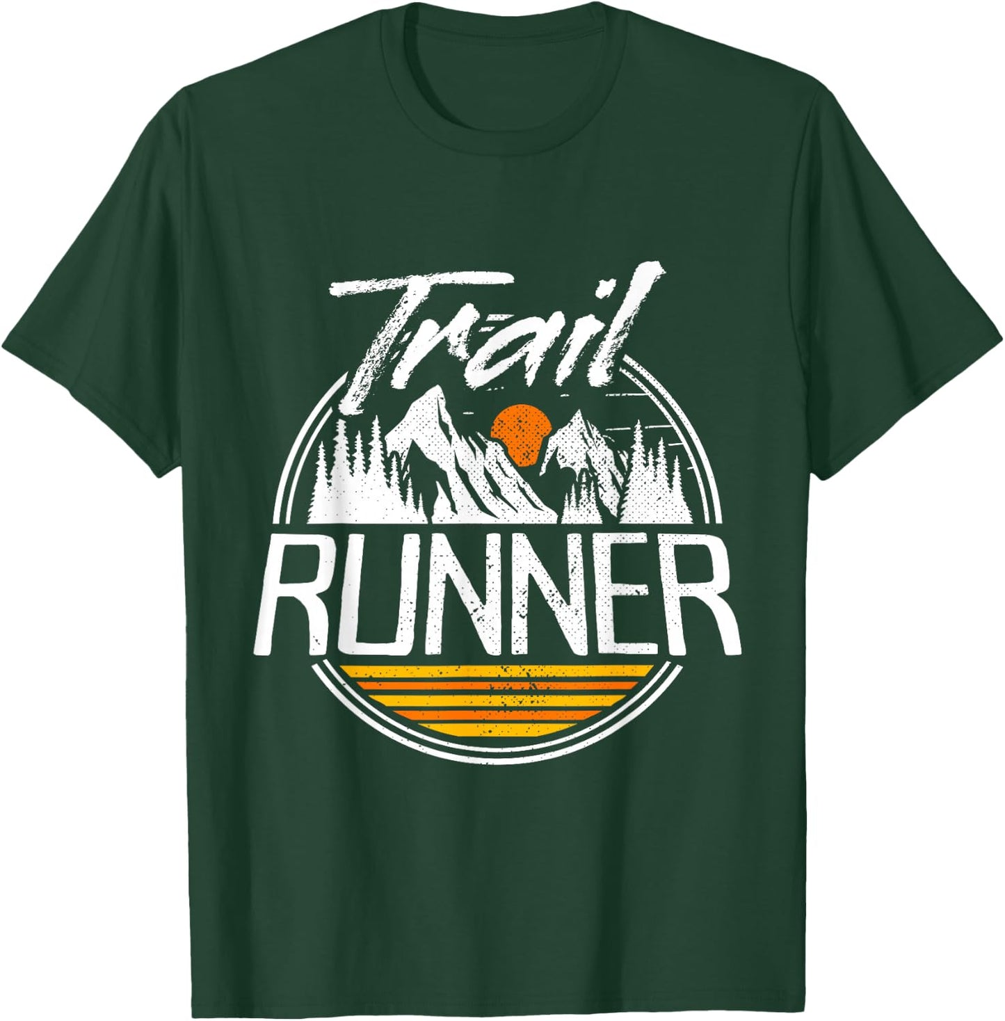 Trail Running Ultra Run Adventure Hiking Fell Trail Runner T-Shirt - T-Shirt | Forest