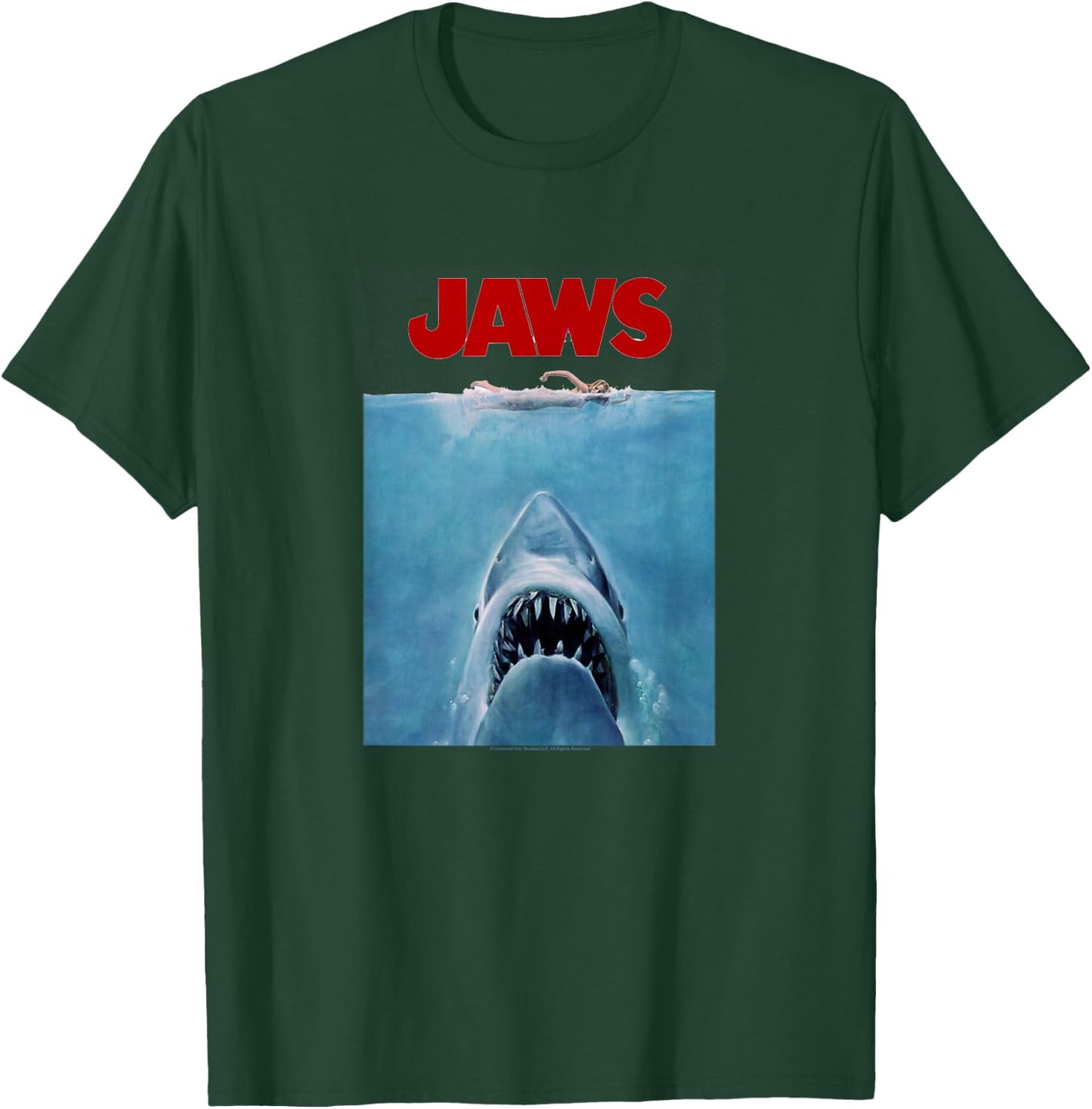 Jaws Classic Poster Art T-Shirt - T-Shirt | Forest