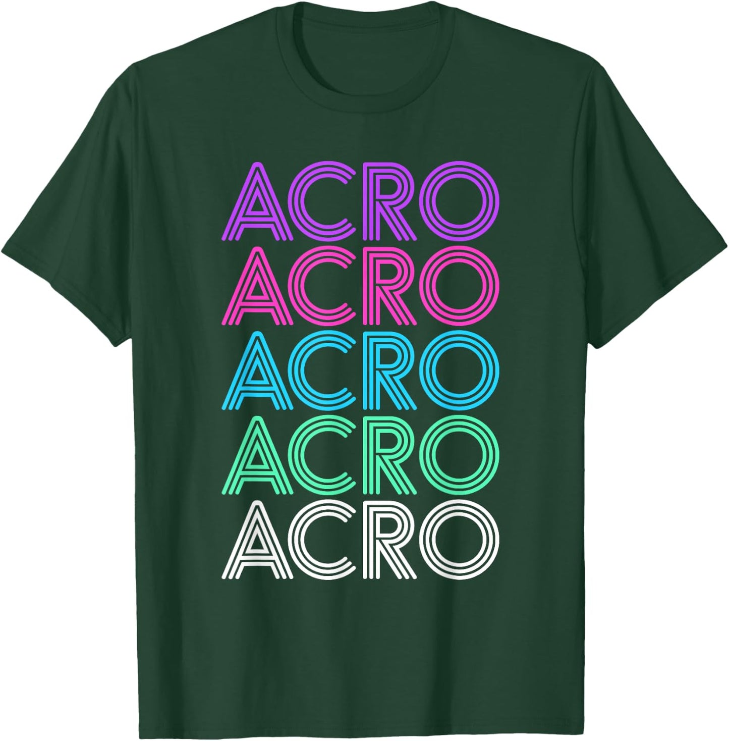 Retro Vintage Acro Dance Gift Women or Girls T-Shirt - T-Shirt | Forest