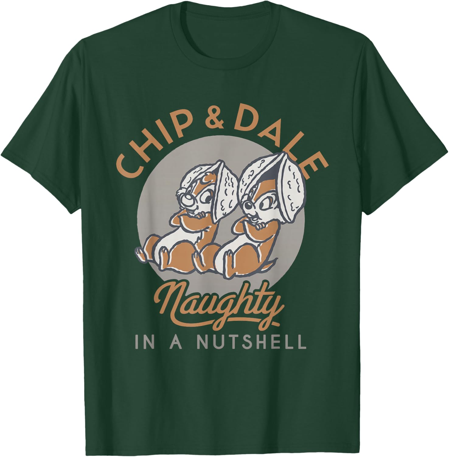 Disney Chip n Dale Naughty in a Nutshell T-Shirt - T-Shirt | Forest